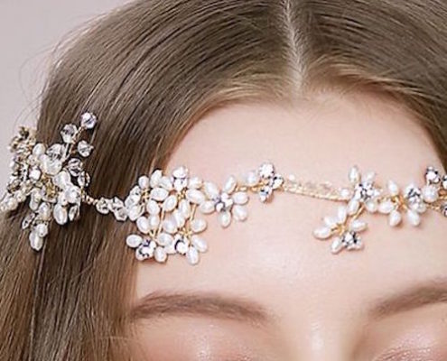 Crystal Pearl Bridal Headband