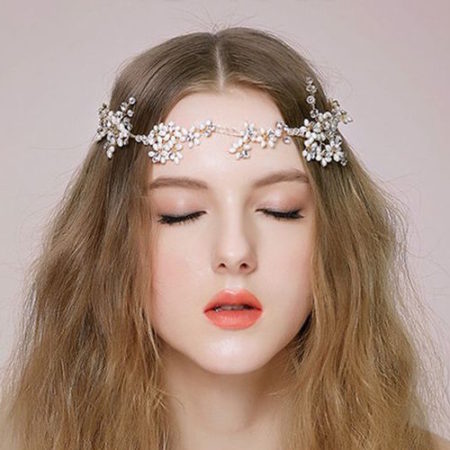 pearl bridal headband