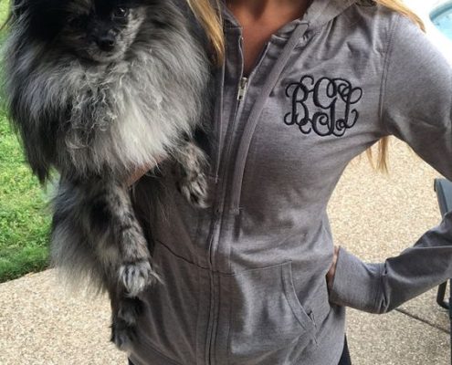 Who doesn’t love a monogrammed hoodie?