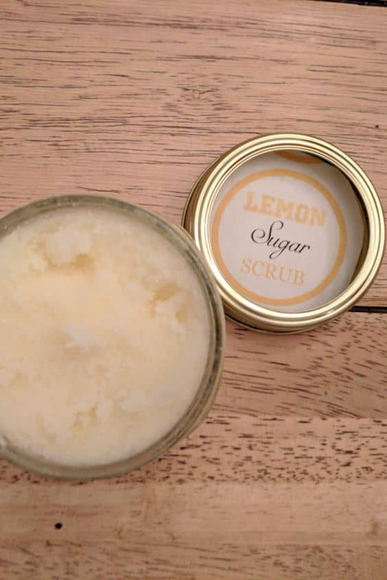 Lemon sugar scrubs are great for cleansing purification and nourishing the skin.